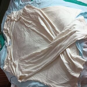 Cream Long Sleeve top